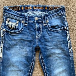 Mens rock revival jeans